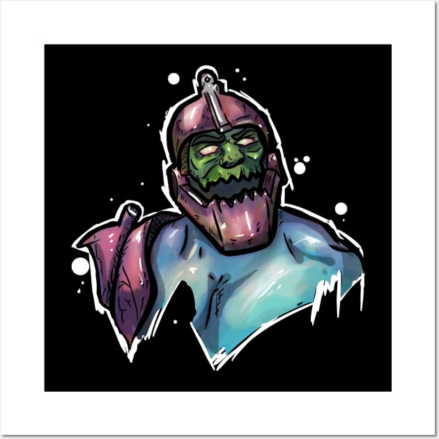 Trapjaw Wall Art by Beanzomatic